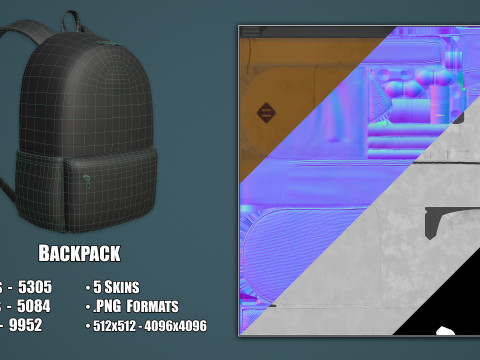 Backpack 3D Модель