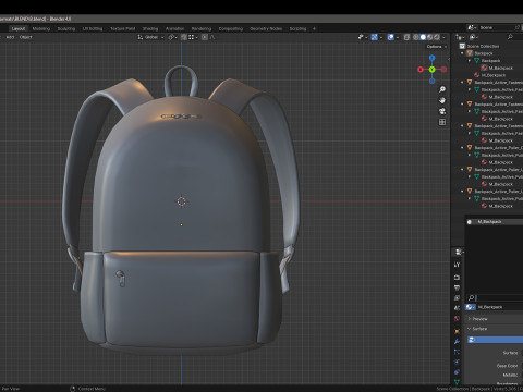 Backpack 3D Модель