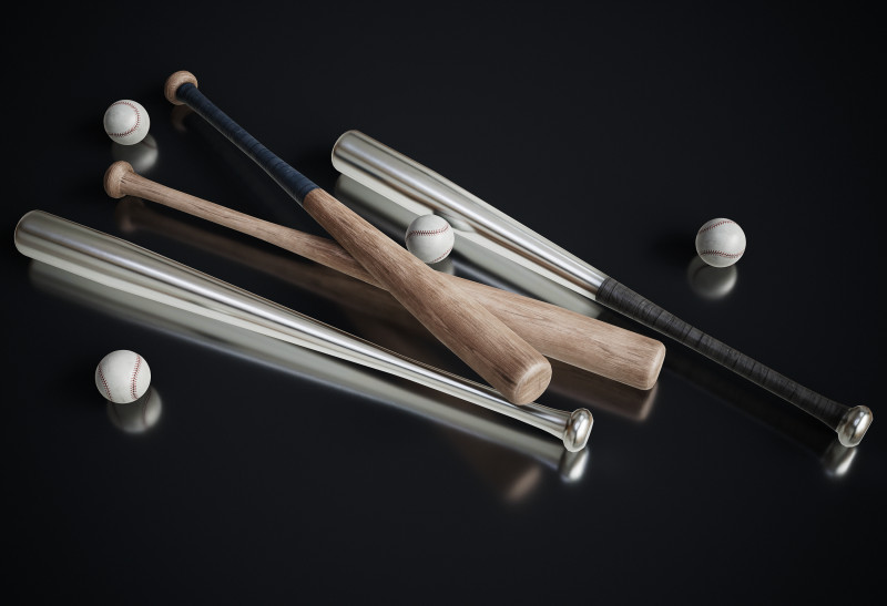 Baseball Bat Modelo 3D .c4d .max .obj .3ds .fbx .stl .blend