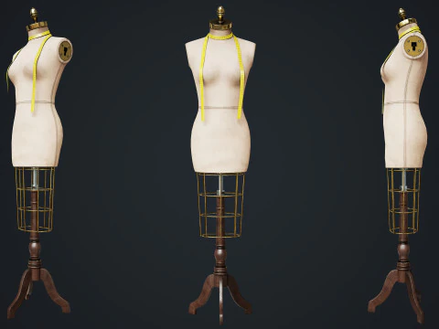 Tailor Manequin 3D Model