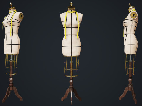 Tailor Manequin Modelo 3D