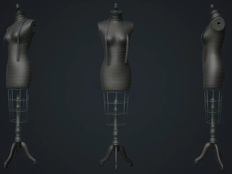 Tailor Manequin 3D Model