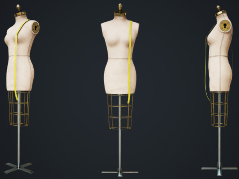 Tailor Manequin Modelo 3D
