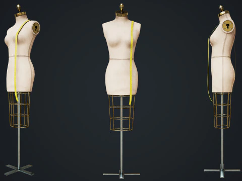 Tailor Manequin 3D Model