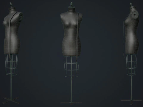 Tailor Manequin 3D Model