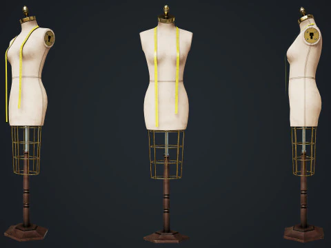 Tailor Manequin 3D Model