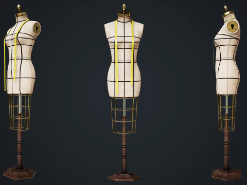 Tailor Manequin 3D Model