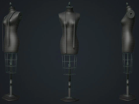 Tailor Manequin 3D Model