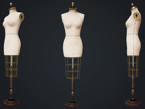 Tailor Manequin 3D Model