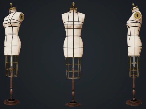Tailor Manequin 3D Model