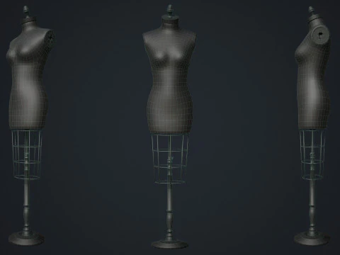 Tailor Manequin 3D Model