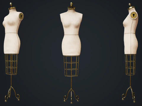 Tailor Manequin 3D Model