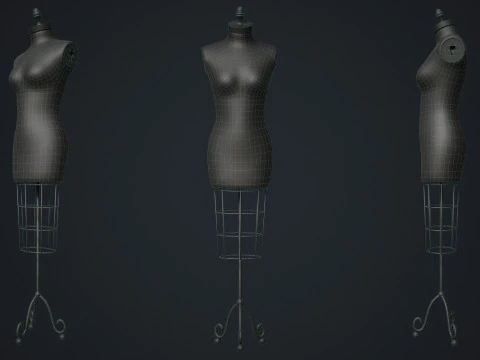 Tailor Manequin 3D Model