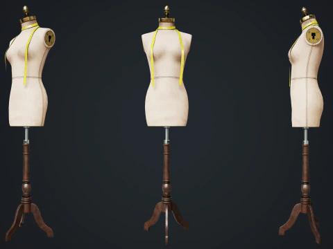 Tailor Manequin 3D Model