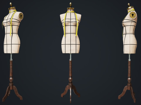 Tailor Manequin Modelo 3D