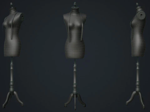 Tailor Manequin 3D Model