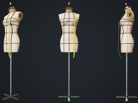 Tailor Manequin Modelo 3D