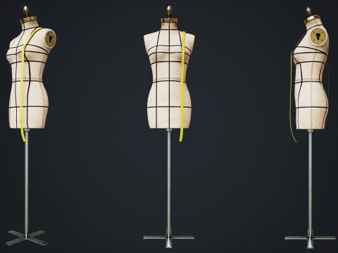 Tailor Manequin 3D Model