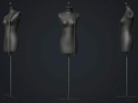 Tailor Manequin 3D Model