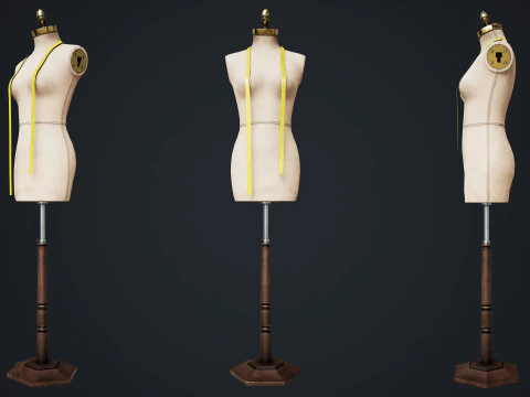 Tailor Manequin 3D Model