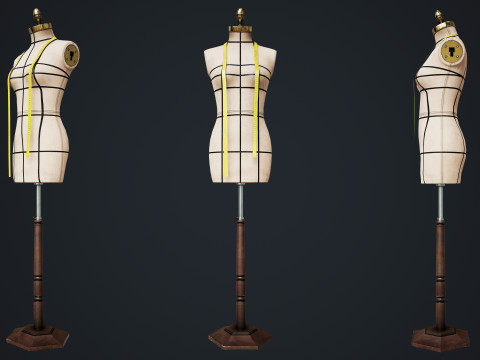 Tailor Manequin Modelo 3D