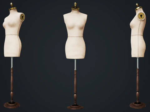 Tailor Manequin 3D Model