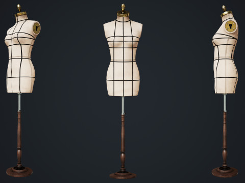 Tailor Manequin Modelo 3D