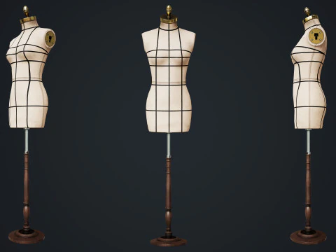 Tailor Manequin 3D Model