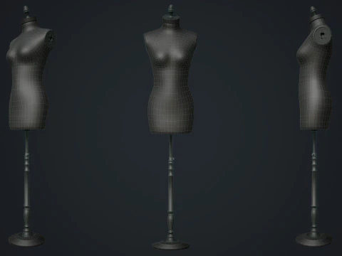 Tailor Manequin 3D Model