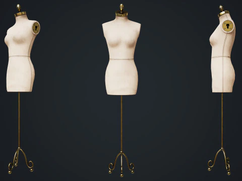 Tailor Manequin 3D Model