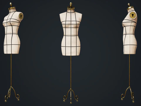 Tailor Manequin 3D Model