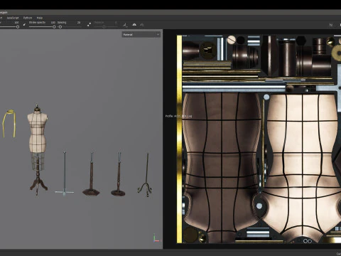Tailor Manequin 3D Model