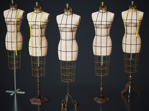 Tailor Manequin Modelo 3D