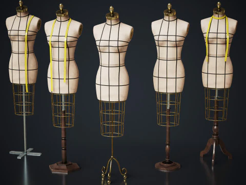 Tailor Manequin 3D Model