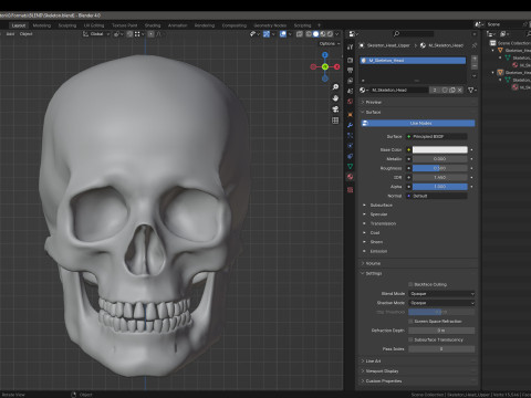 Skull Modelo 3D
