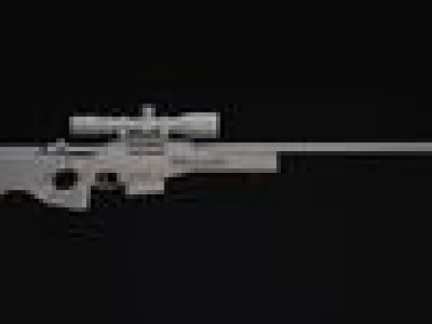 MODERN RIFLE AI AWM MODEL AND TEXTURE Modèle 3D