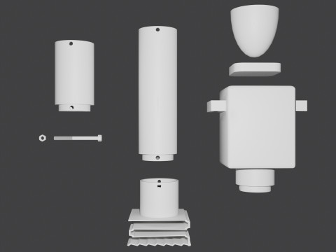 Small animal prosthesis 3D Модель