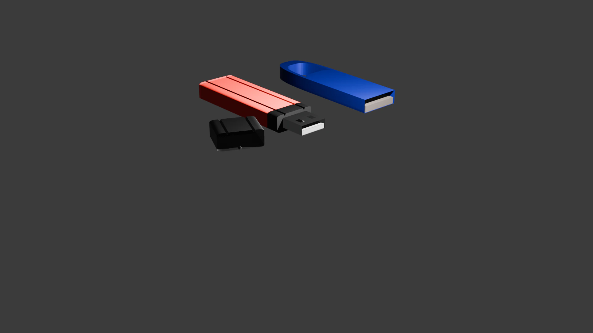 Flash drives 3D Model .c4d .max .obj .3ds .fbx .stl .blend 