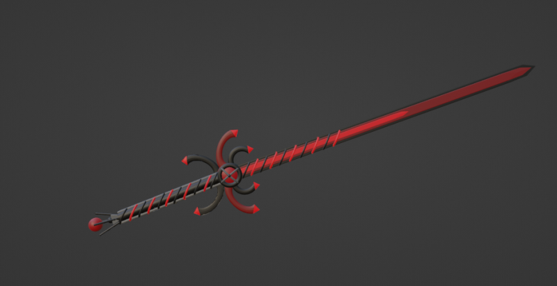 Sword of Surtur Modello 3D .c4d .max .obj .3ds .fbx .stl .blend 