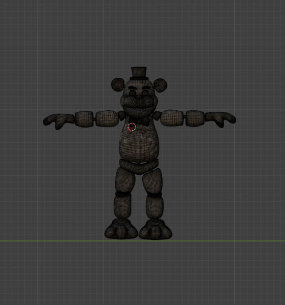 Stone freddy 3D Модель .c4d .max .obj .3ds .fbx .stl .blend 