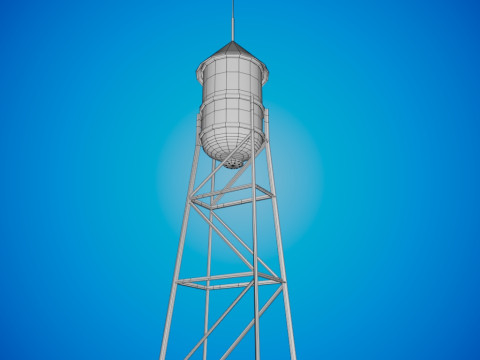 Torre de agua Modello 3D