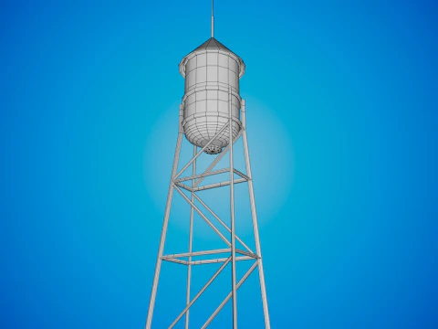 Torre de agua 3D Model