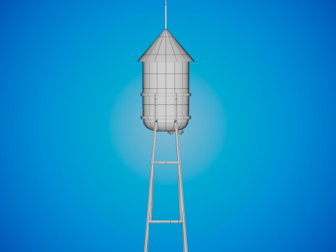 Torre de agua Modello 3D