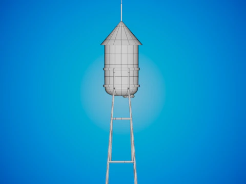 Torre de agua 3D Model