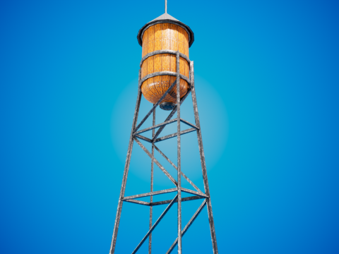 Torre de agua 3D Model