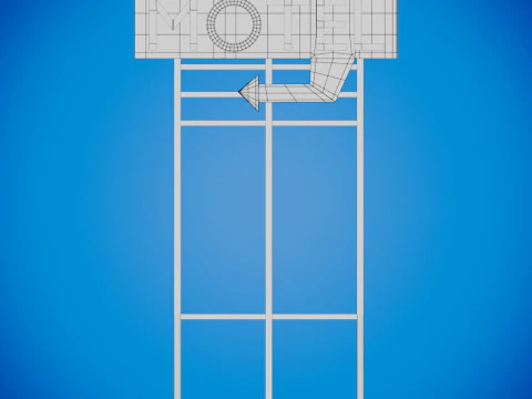 Motelposter 3D Model
