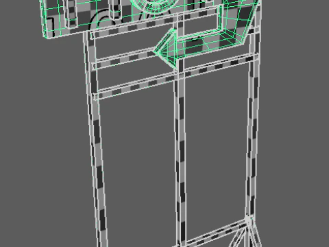 Motelposter 3D Model