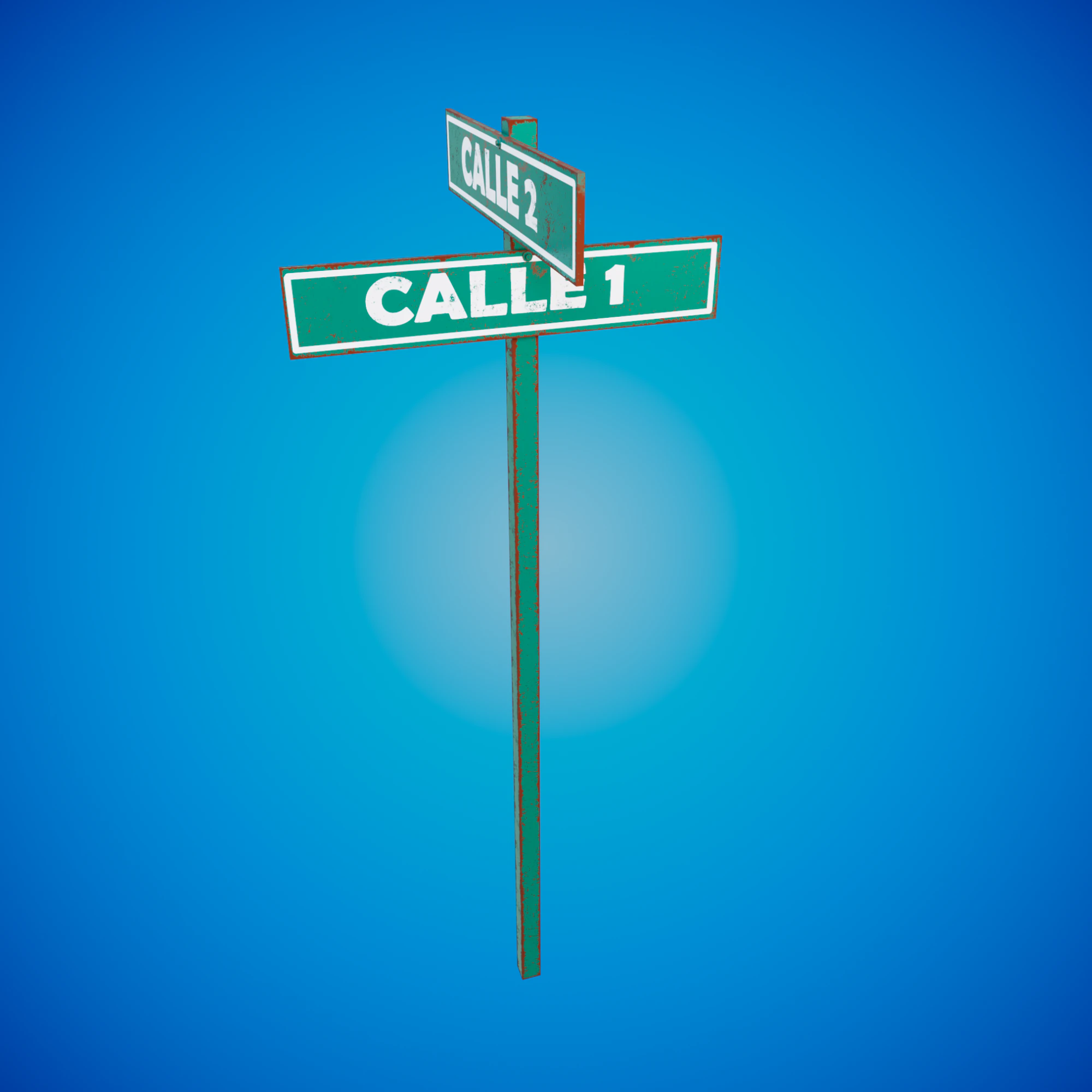 Street signs 3D Model .c4d .max .obj .3ds .fbx .stl .blend 