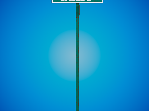 Street signs 3D Model