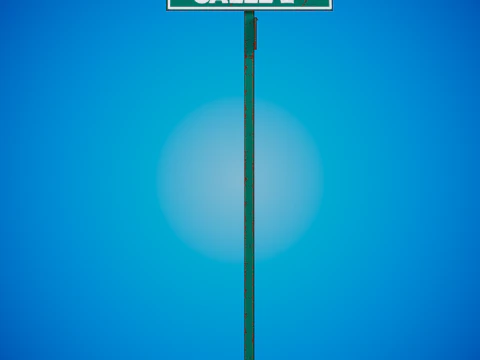 Street signs 3D Model